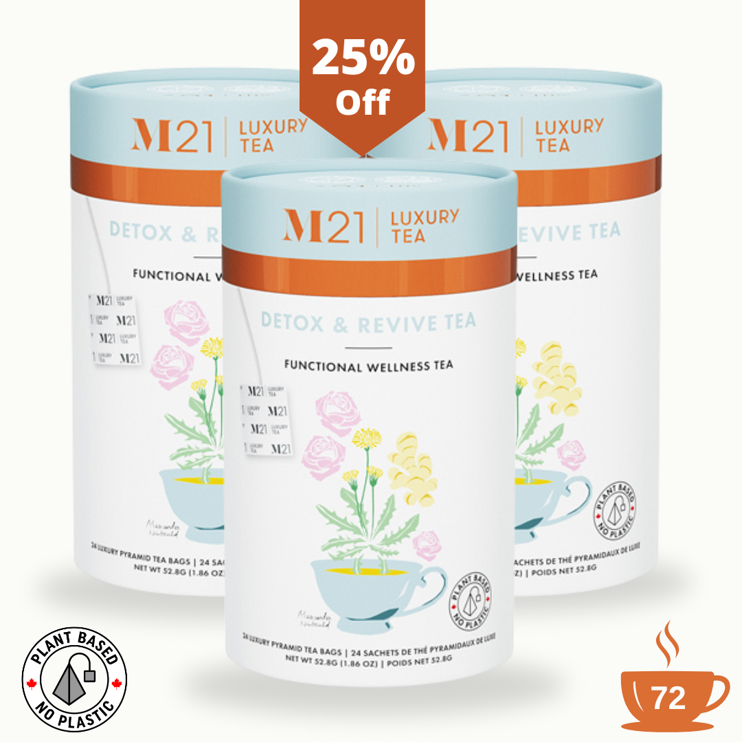 Detox and Revive Luxury Herbal tea - 24ct Canister